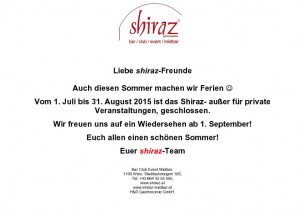 Shiraz Öffnungszeiten Sommer 2015 copy